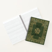 Fancy goud en groen boek van schaduwen (Binnen)