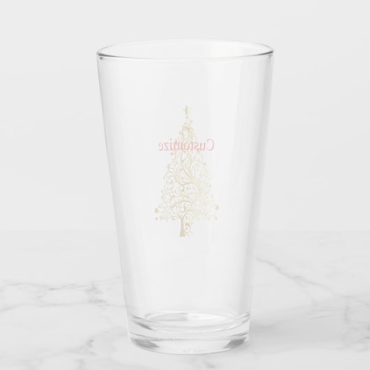 Fancy Gouden Kerstboom Thunder_Cove Glas (Achterkant)