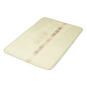 FANCY goudmonogram, goudstrip, crème Badmat (Gekanteld)