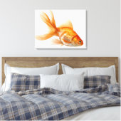 Fancy goudvis canvas afdruk (Insitu (Slaapkamer))