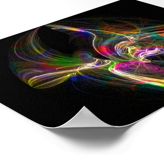 Fancy goudvis poster (Hoek)