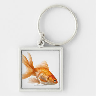 Fancy goudvis sleutelhanger