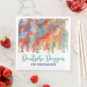 Fancy Great Dane servetten (Insitu)