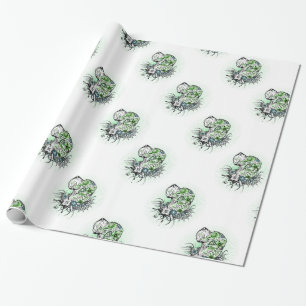 Fancy Great Great Dane Illustratie Cadeaupapier