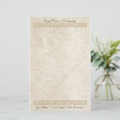 Fancy grensverleggingstan briefpapier (Staand voorkant)