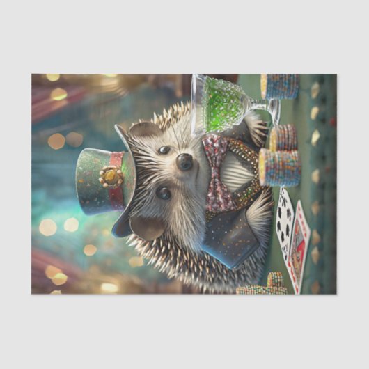 Fancy Harry, Hedgehog Night Out Tissuepapier (Voorkant)