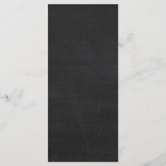  Fancy hart - Chalkboard Wedding Menu (Achterkant)