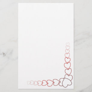Fancy harten briefpapier