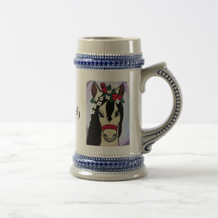 Fancy Hello Lovely Cheval Flower Mug