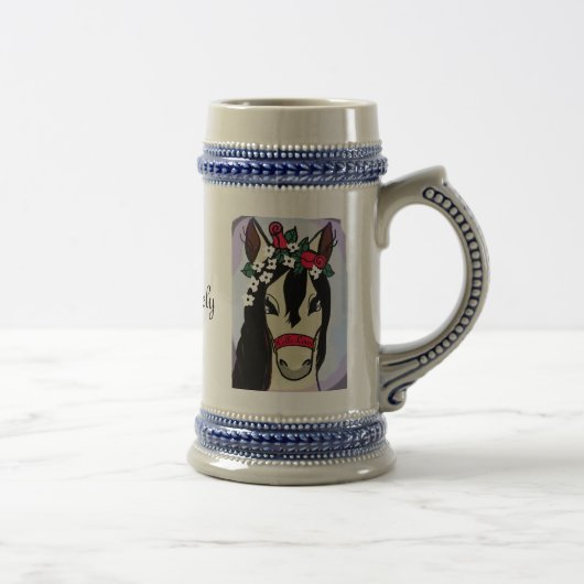 Fancy Hello Lovely Cheval Flower Mug (Droite)