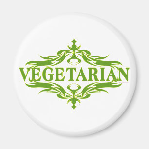 Fancy in het groen - vegetarisch magneet