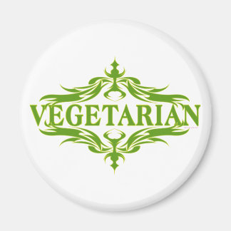 Fancy in het groen - vegetarisch magneet