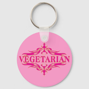 Fancy in roze - groenten sleutelhanger