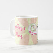 Fancy Indiase stijl olifant gepersonaliseerde mok (Voorkant links)