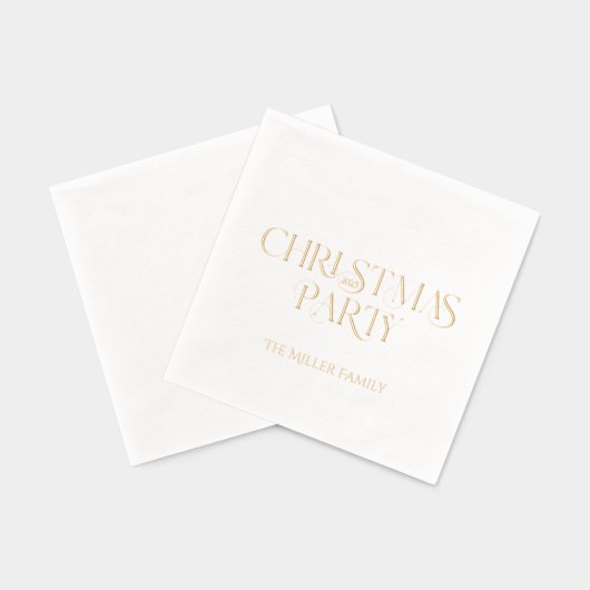 Fancy Joyeux Noël Retro Typographie (Verso)