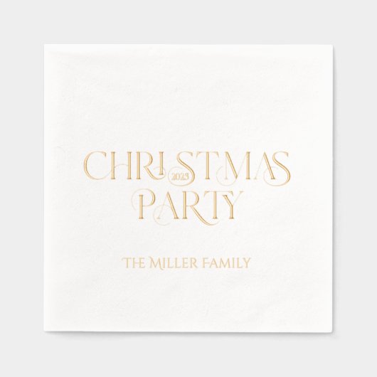 Fancy Joyeux Noël Retro Typographie (Recto)