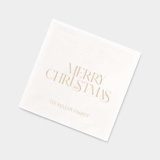 Fancy Joyeux Noël Retro Typographie (Gauche)