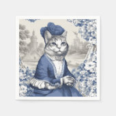 Fancy Kat Cocktail servetten (Voorkant)
