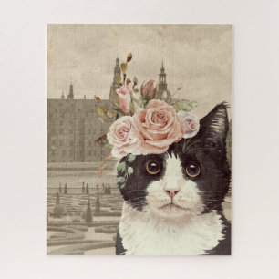 Fancy kat en het kasteel legpuzzel