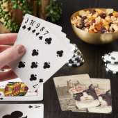 Fancy kat en het kasteel pokerkaarten (Insitu)