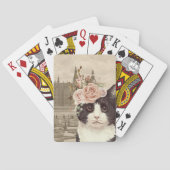 Fancy kat en het kasteel pokerkaarten (Achterkant)