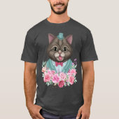 Fancy kat t-shirt (Voorkant)