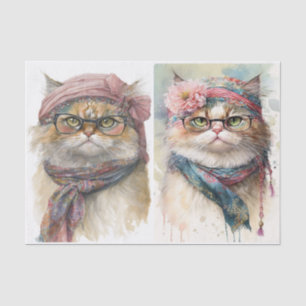 Fancy katten tissuepapier