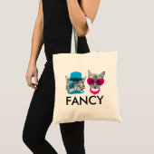 Fancy katten tote bag (Voorkant (product))