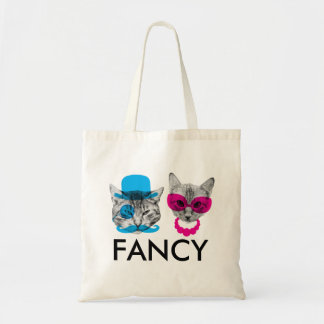 Fancy katten tote bag