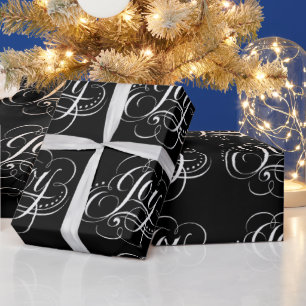 Fancy kerst JOY Krijt Kalligrafie Lettering Cadeaupapier