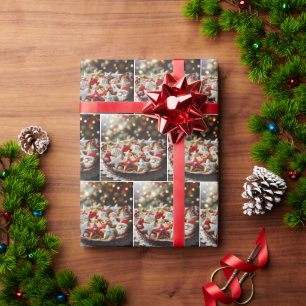 Fancy kerst suikerkoekjes cadeaupapier
