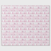 Fancy kerstboom cadeaupapier (Vlak)