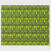 Fancy kerstboom cadeaupapier (Vlak)