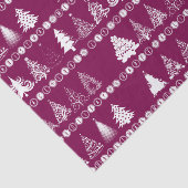 Fancy kerstboom Paarse tissue papier (Detail)