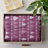 Fancy kerstboom Paarse tissue papier (Geschenk)
