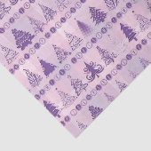 Fancy kerstboom roze weefsel papier (Detail)