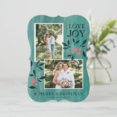 Fancy - Kerstkaart - Groen - Fotokaart (Staand voorkant)