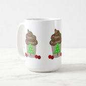 Fancy kerstkoekjes koffiemok (Voorkant links)