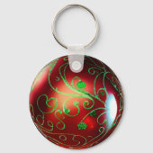 Fancy kerstversiering sleutelhanger (Voorkant)
