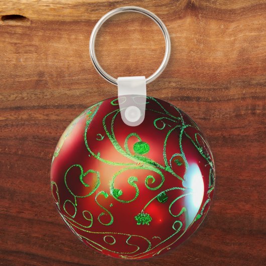 Fancy kerstversiering sleutelhanger (Voorkant)