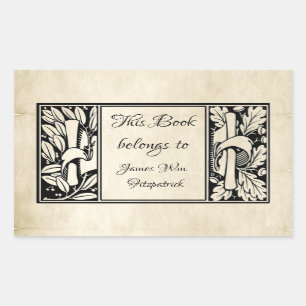 Fancy  keukenplaat rechthoekige sticker