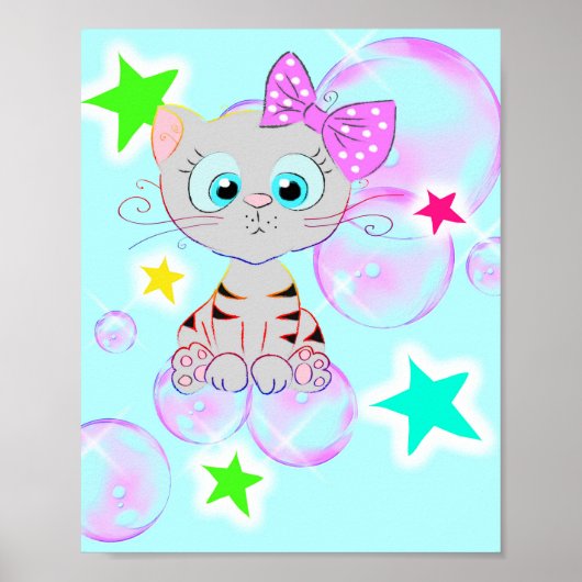 Fancy Kitten - Poster (Voorkant)