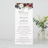 Fancy Klassieke Weddenschap Programma (Staand voorkant)