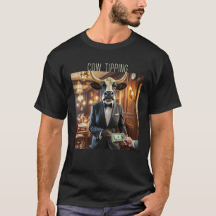 Fancy koe tipping t-shirt