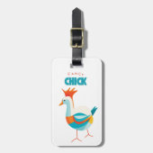 Fancy kuiken bagagelabel (Voorkant verticaal)