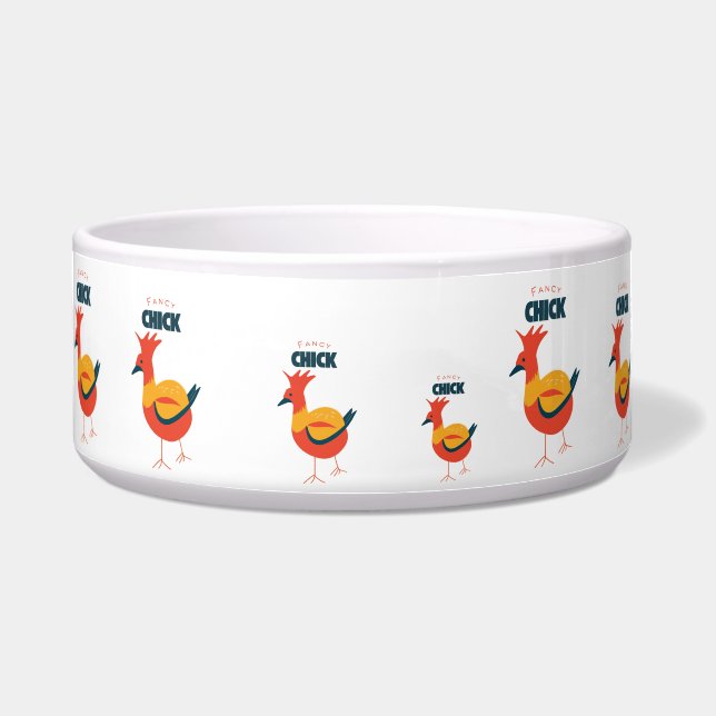 Fancy kuiken voerbakje (Voorkant)