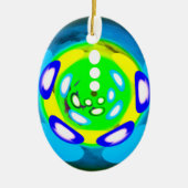 Fancy kunst keramisch ornament (Voorkant)