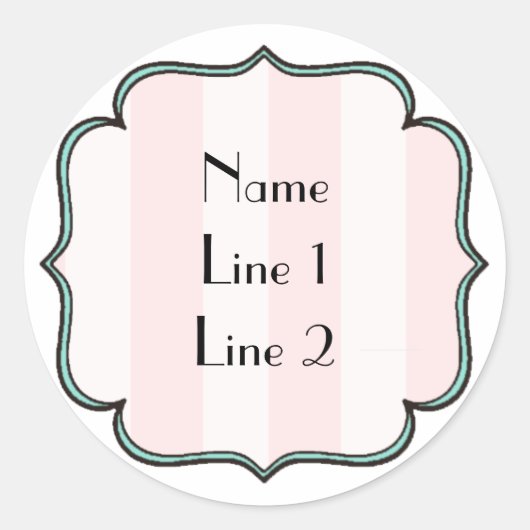 Fancy Label Sticker (Voorkant)