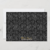 Fancy Lace Sugar Skull Day of the Dead Invitation (Dos)
