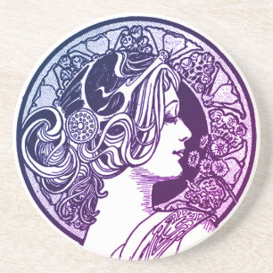 Fancy Lady Sandstone Drink Onderzetter